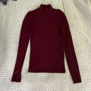 Topshop Turtle neck mesh top